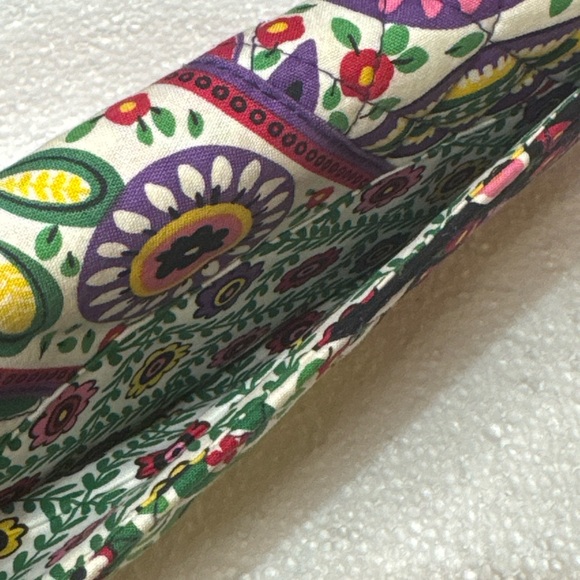 Vera Bradley Pink and Green Floral Clutch - Picture 8 of 8